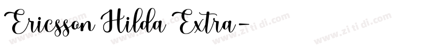 Ericsson Hilda Extra字体转换